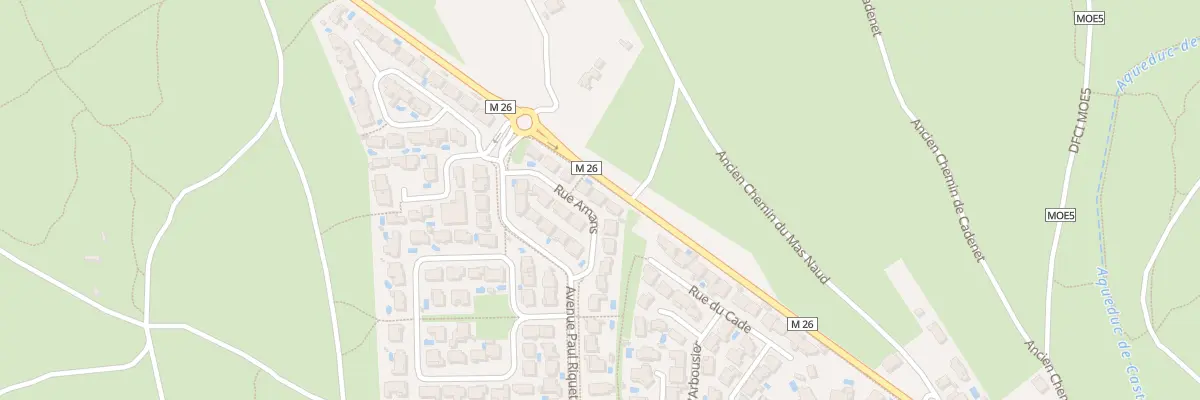 Plan du 76 Rue Amans à Castries