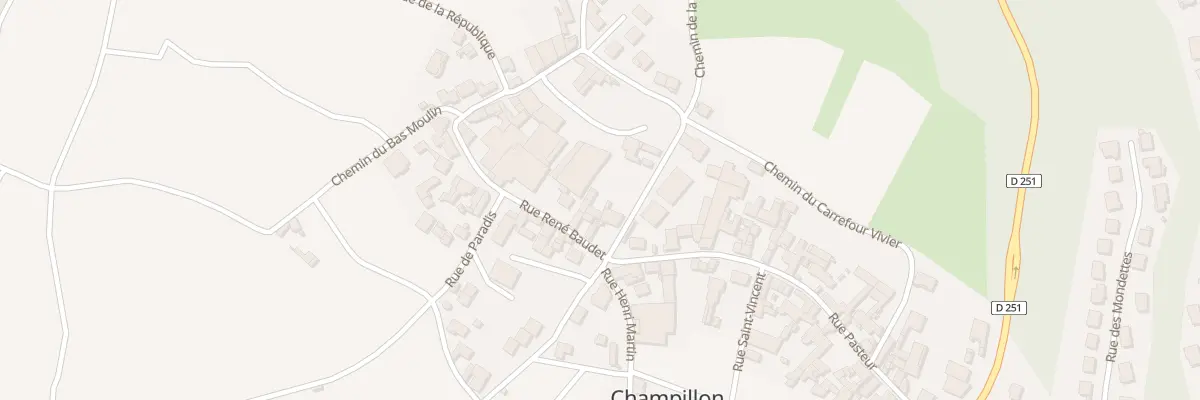 Plan du 3B Rue Rene Baudet à Champillon