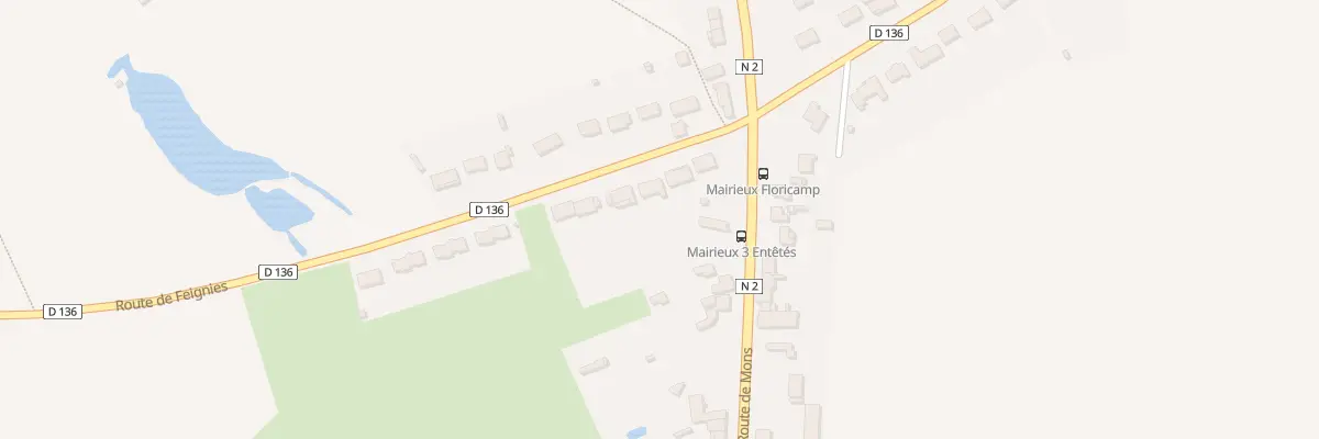 Plan du 5 Rte de Feignies à Mairieux