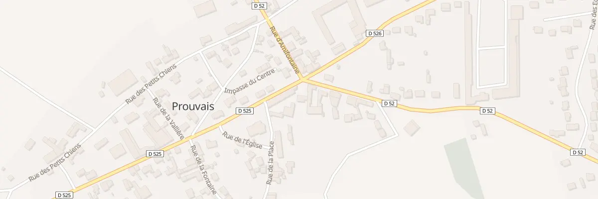 Plan du 1 Rue de Guignicourt à Prouvais