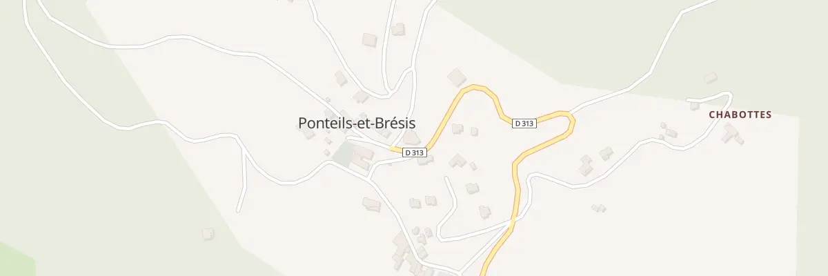 Plan du 5010 Ponteils à Ponteils-et-Brésis