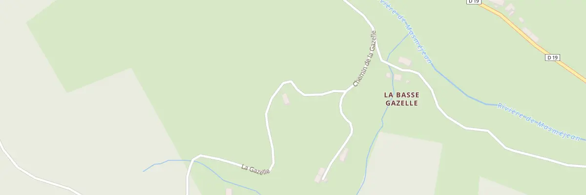 Plan du 5443 La Haute Gazelle à Saint-Étienne-de-Lugdarès
