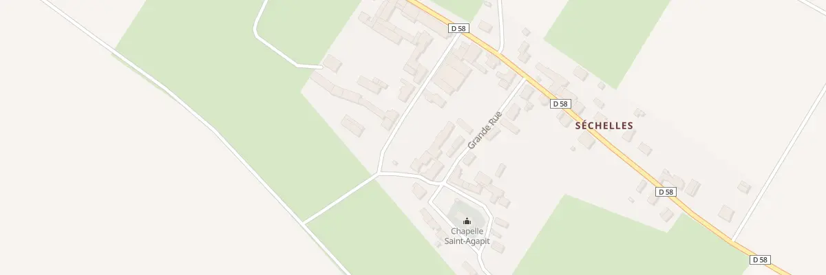 Plan du 4 Gr Gde Rue à Agnicourt-et-Séchelles