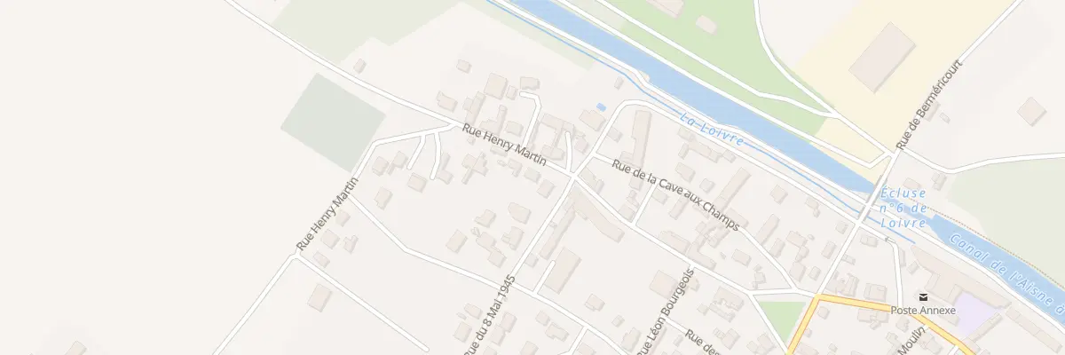 Plan du 14 Rue Henry Martin à Loivre