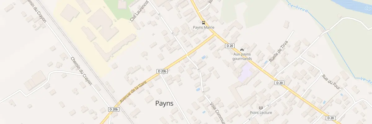 Plan du 3 Av de la Gare à Payns