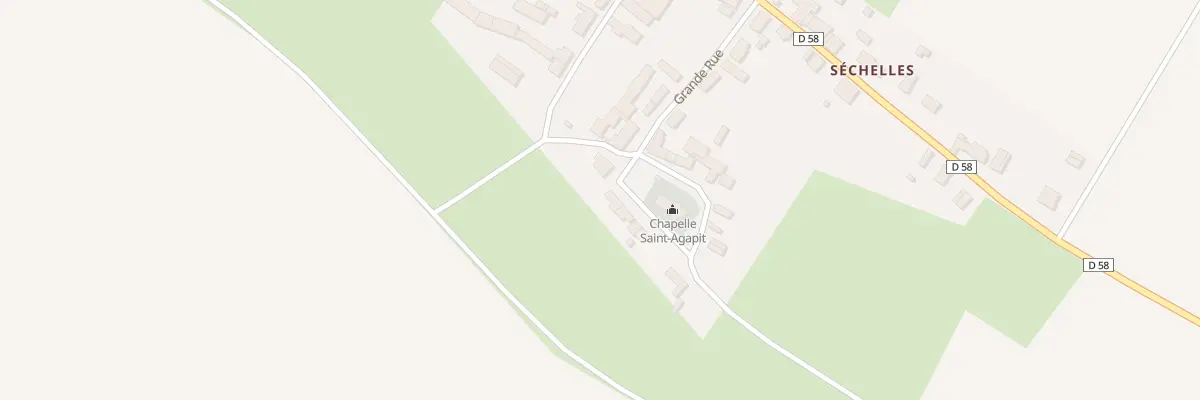 Plan du 9 Pl de l’Eglise à Agnicourt-et-Séchelles