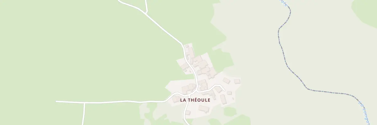 Plan du 5018 La Theoule à Lafarre