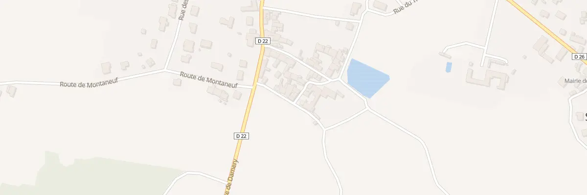 Plan du 1 Rue du Poivre à Sermiers