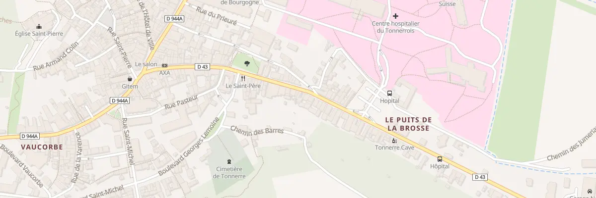 Plan du 28 Rue Georges Pompidou à Tonnerre