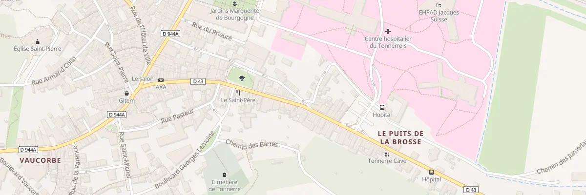Plan du 13 Rue Georges Pompidou à Tonnerre