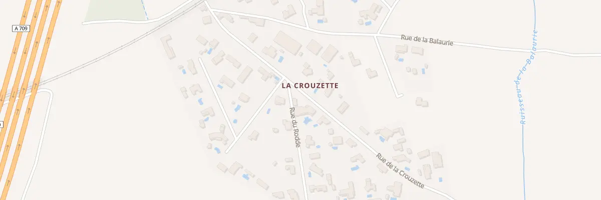 Plan du 246 Rue de la Crouzette à Saint-Aunès