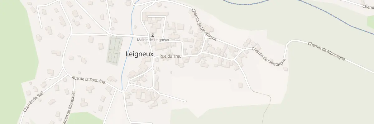 Plan du 5063 Le Bourg à Leigneux