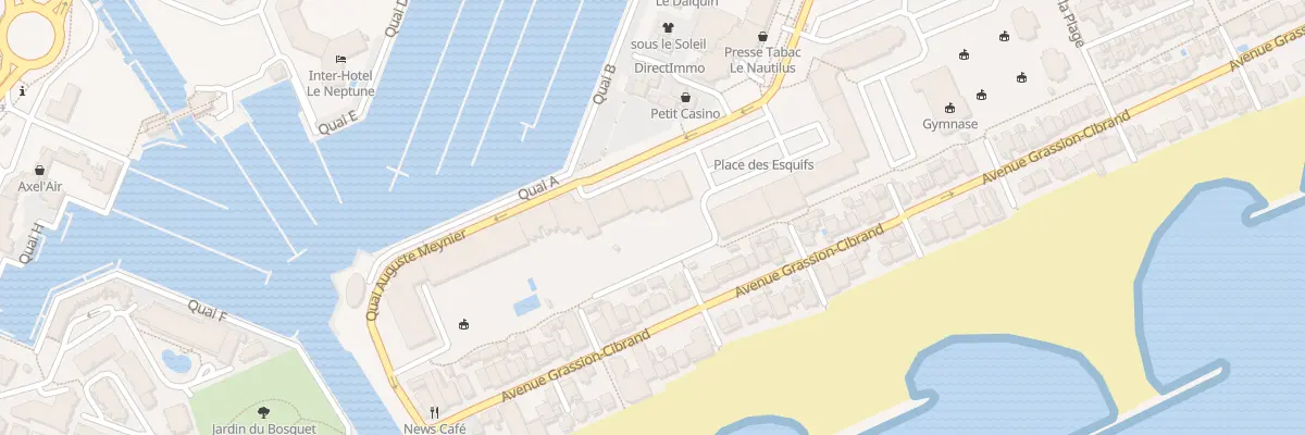 Plan du 117 Quai Auguste Meynier Carnon à Mauguio