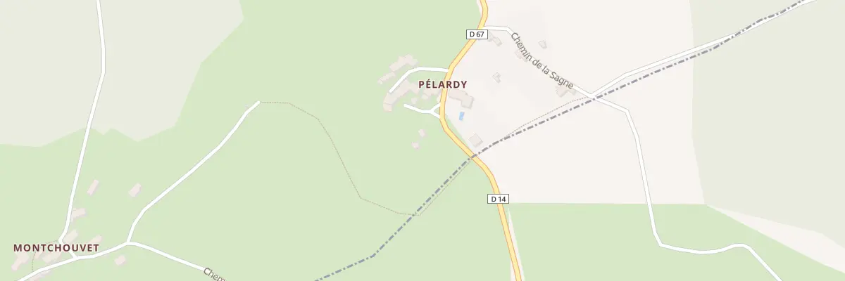 Plan du 5193 Pelardy à La Chaulme