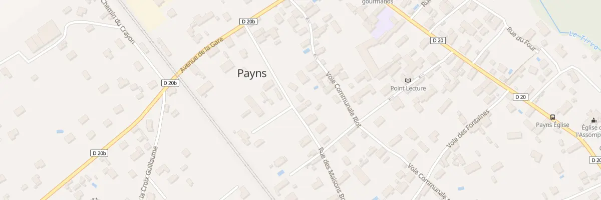 Plan du 7 Rue des Maisons Brulées à Payns