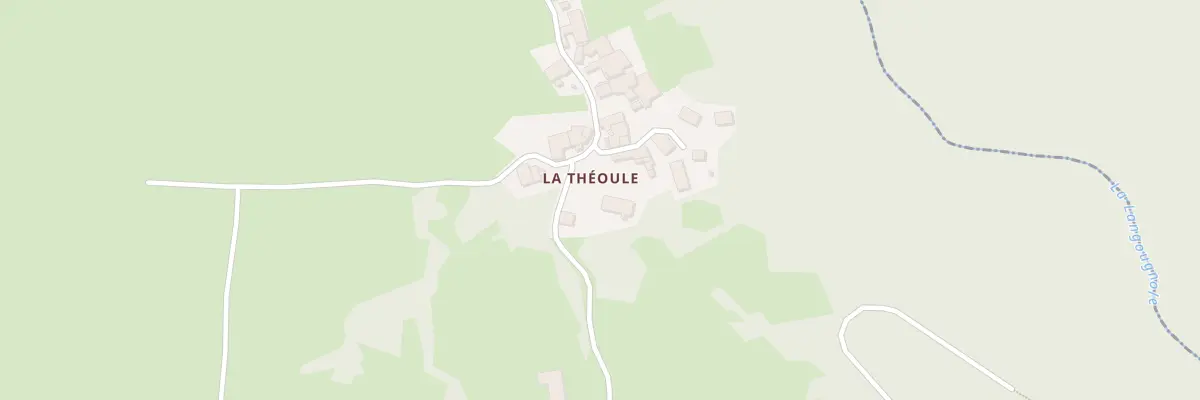 Plan du 5004 La Theoule à Lafarre