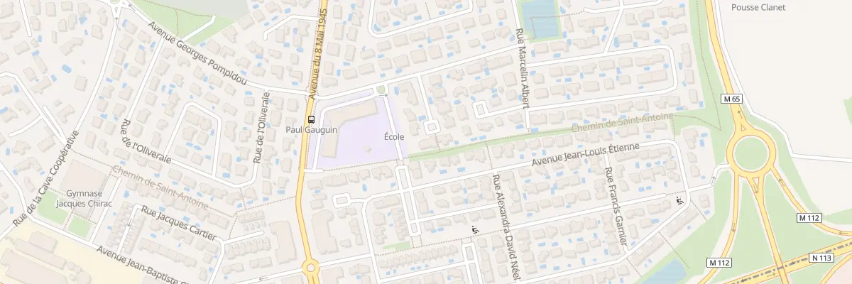 Plan du 10 Rue Louis David à Vendargues
