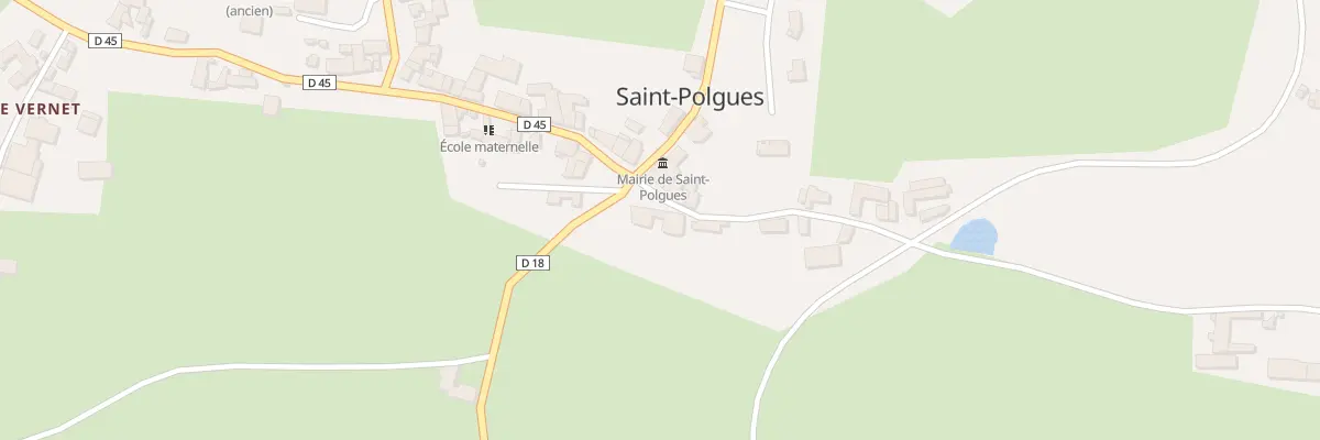 Plan du 5043 Le Compas à Saint-Polgues