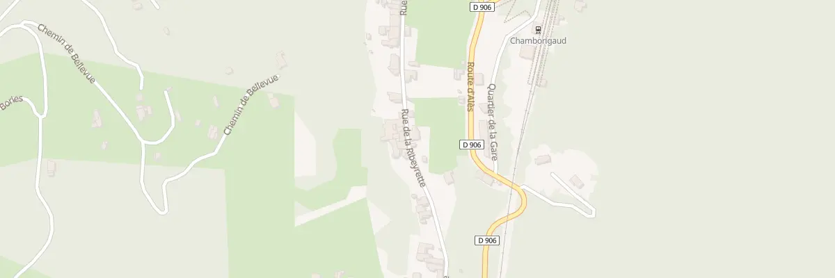 Plan du 55 Rue de la Ribeyrette à Chamborigaud