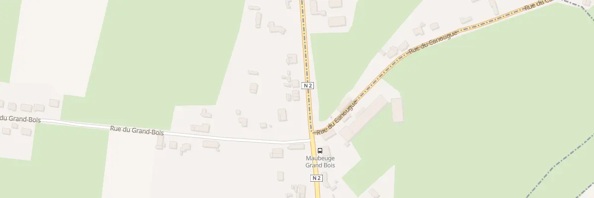 Plan du 395 Rte de Mons à Maubeuge