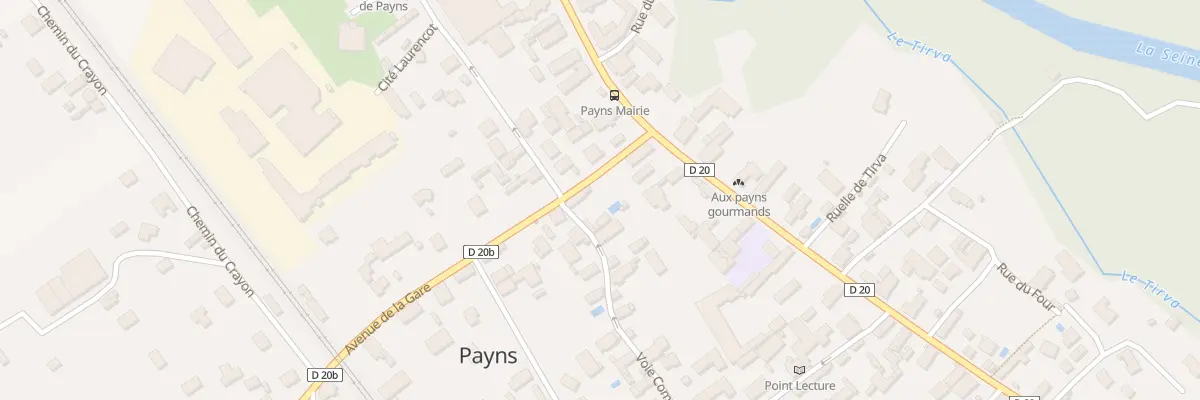 Plan du 5 Vc Riot à Payns