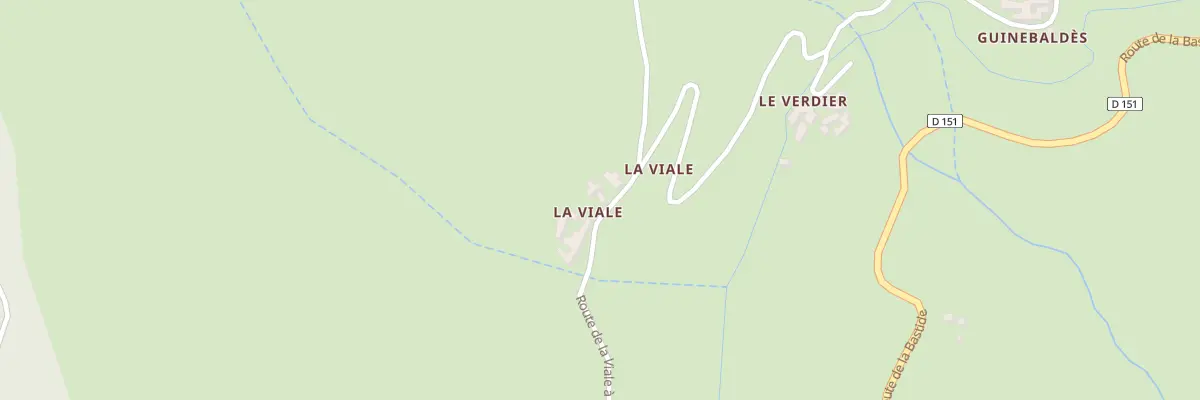 Plan du 5120 La Vialle à Pied-de-Borne