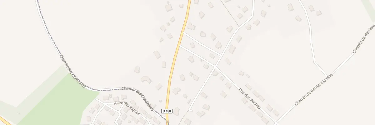 Plan du 6 Rue des Perrières à Épineuil