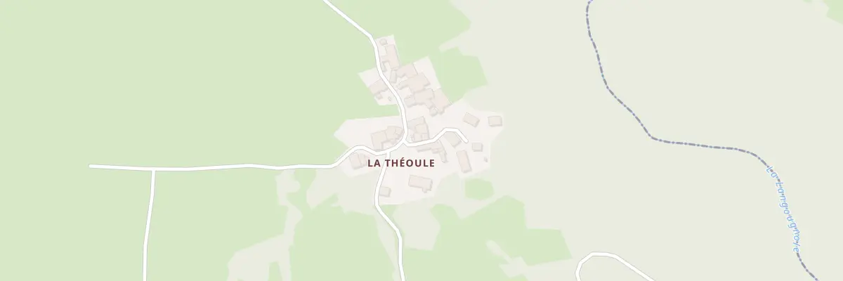 Plan du 5011 La Theoule à Lafarre