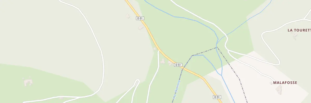 Plan du 5147 Le Chambon à Ponteils-et-Brésis