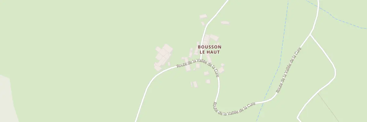 Plan du 372 Bousson Le Haut à Quarré-les-Tombes