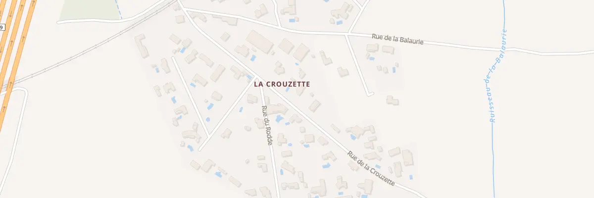 Plan du 253 Rue de la Crouzette à Saint-Aunès