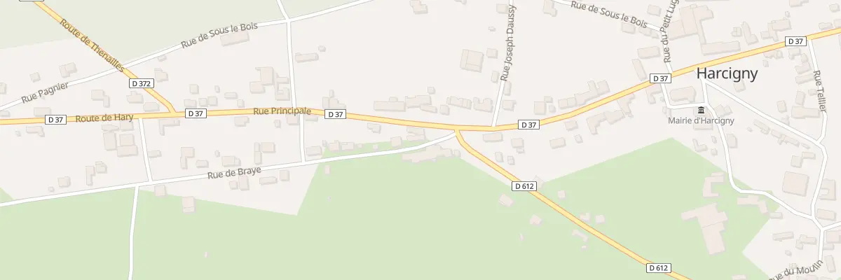Plan du 2 Rue de Braye à Harcigny