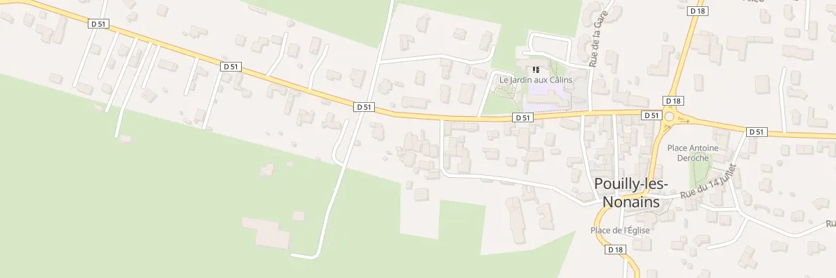 Plan du 5080 Rue des Monts de la Madeleine à Pouilly-les-Nonains