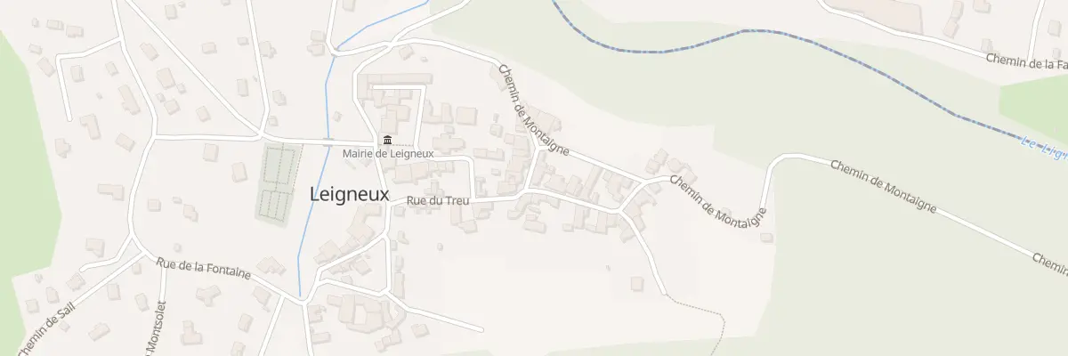 Plan du 5034 Le Bourg à Leigneux