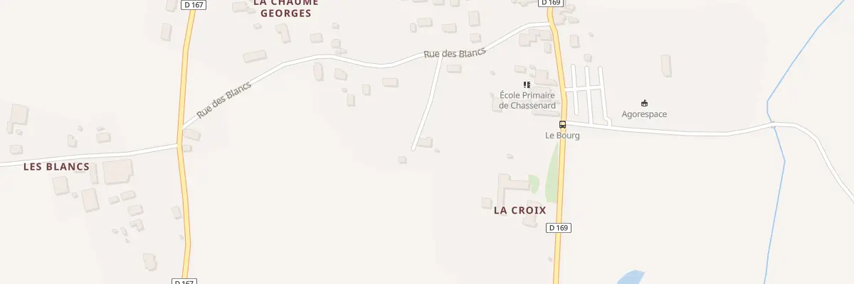 Plan du 3 Imp de la Croix à Chassenard