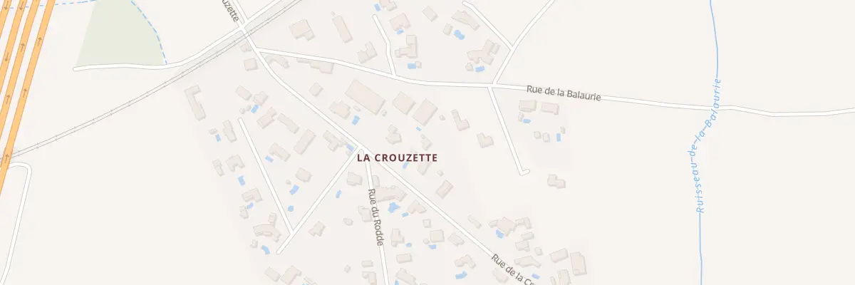 Plan du 233 Rue de la Crouzette à Saint-Aunès