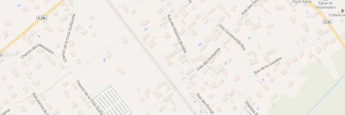 Plan du 22 Rue des Maisons Brulées à Payns