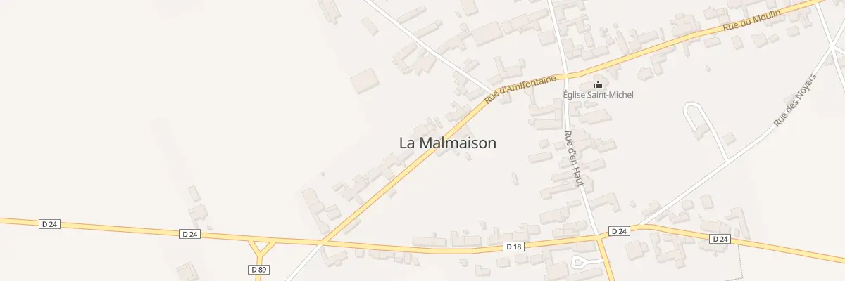 Plan du 16 Rue d’Amifontaine à La Malmaison