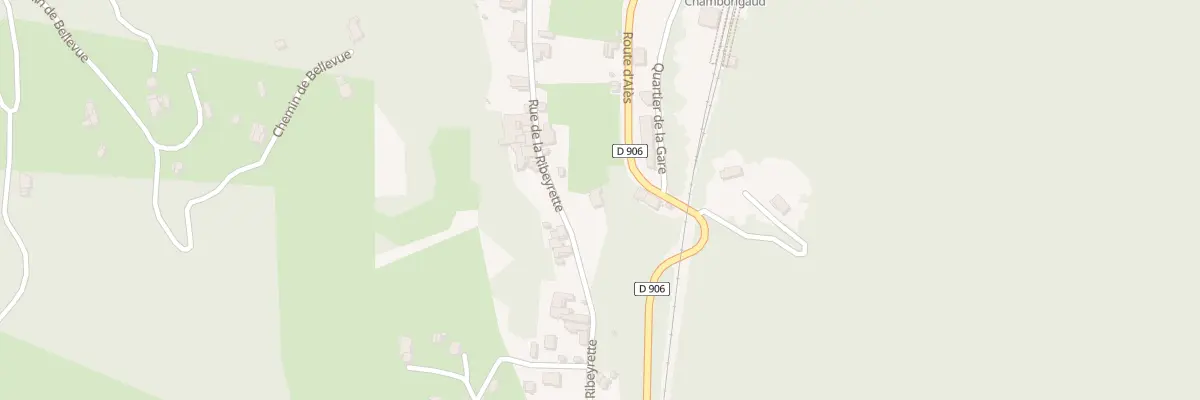 Plan du 61 Rue de la Ribeyrette à Chamborigaud