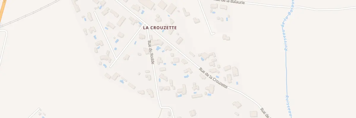 Plan du 338 Rue de la Crouzette à Saint-Aunès