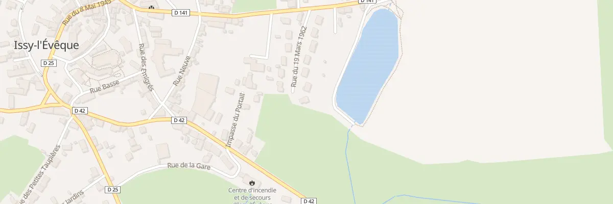 Plan du 13 Rue du 19 Mars 1962 à Issy-l’Évêque