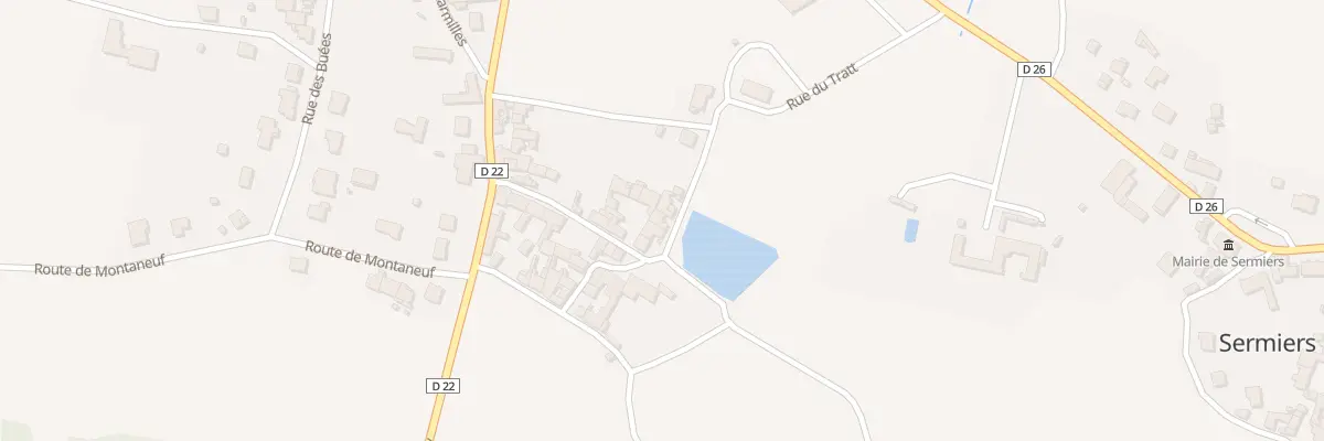 Plan du 4 Rue du Tratt à Sermiers