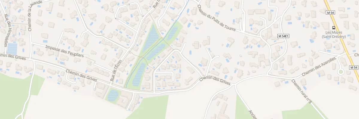 Plan du 89 Rue de la Paranasse à Saint-Drézéry