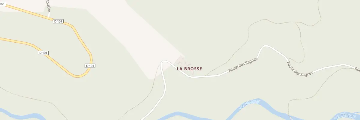 Plan du 2570 Rte des Sagnes à Essertines-en-Châtelneuf
