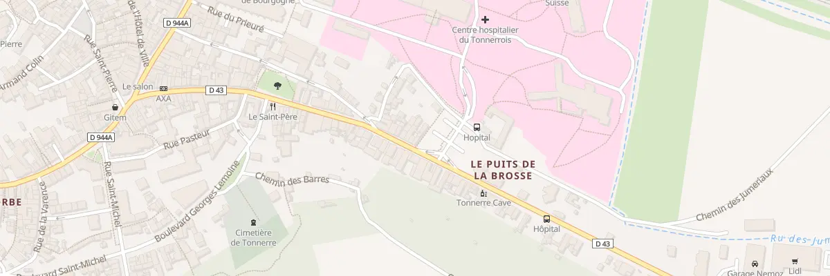 Plan du 29 Rue Georges Pompidou à Tonnerre