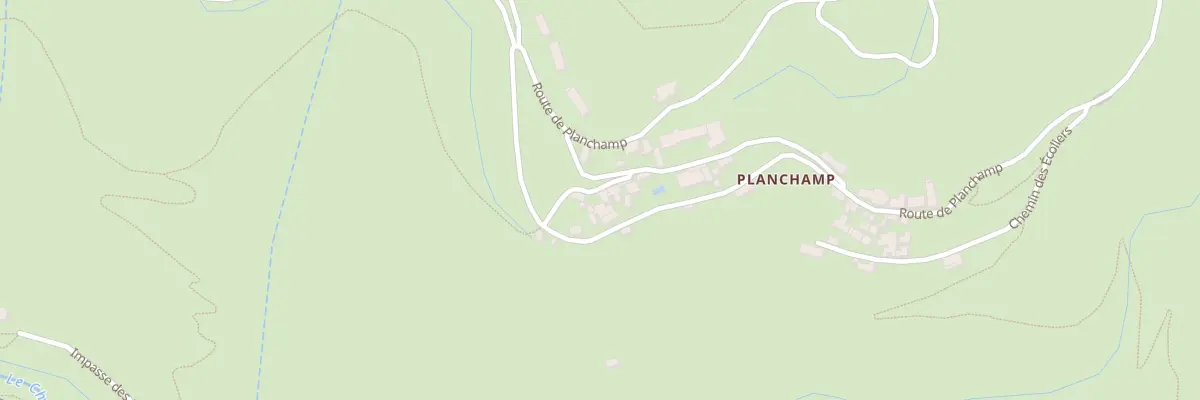 Plan du 5261 Planchamp à Pied-de-Borne