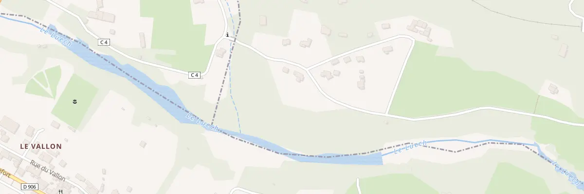 Plan du 2 Le Poujol à Chambon