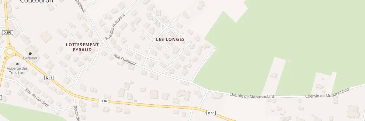 Plan du 54 Les Longes à Coucouron