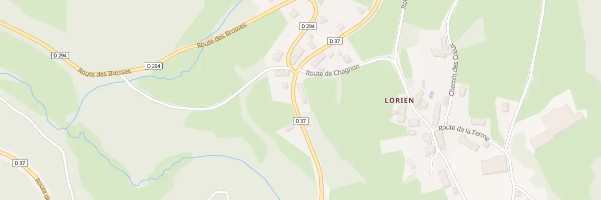 Plan du 12 Rte de Planchez à Corancy