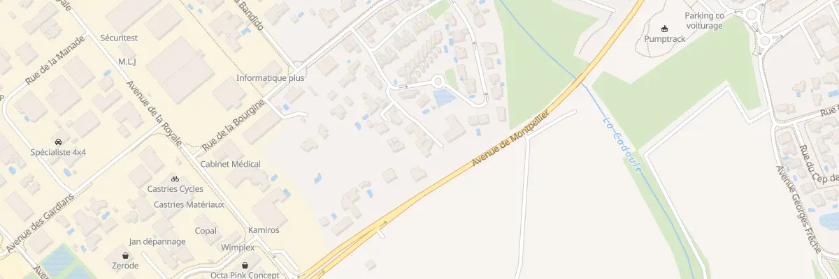 Plan du 34 Rue des Tuileries à Castries